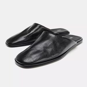 ZARA LEATHER MULES like miu miu
